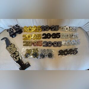 2025 (Twenty Twenty Five) plastic glasses (eyewear) for celebrating